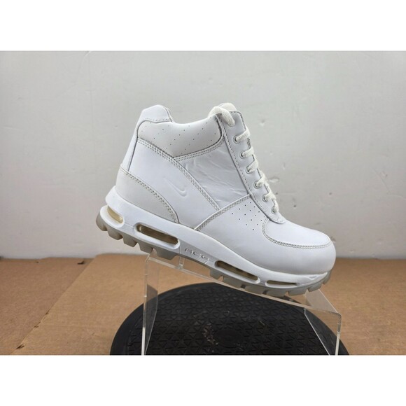 Nike Air Max Goadome ACG Leather Triple White Men 10  Rare 2016 main image 12